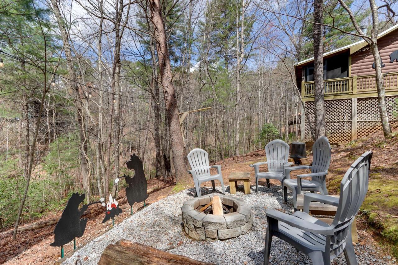 Blue Ridge Cozy Cabin In The Woods With Hot Tub! Buitenkant foto